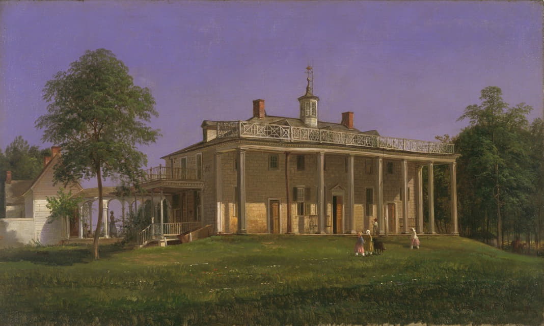 Ferdinand Richardt - View of Mount Vernon