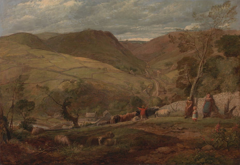 John Linnell - Hanson Toot, View in Dovedale