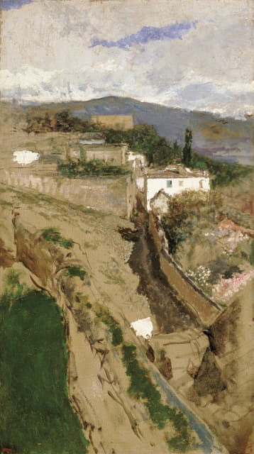 Mariano Fortuny Marsal - Granada Landscape
