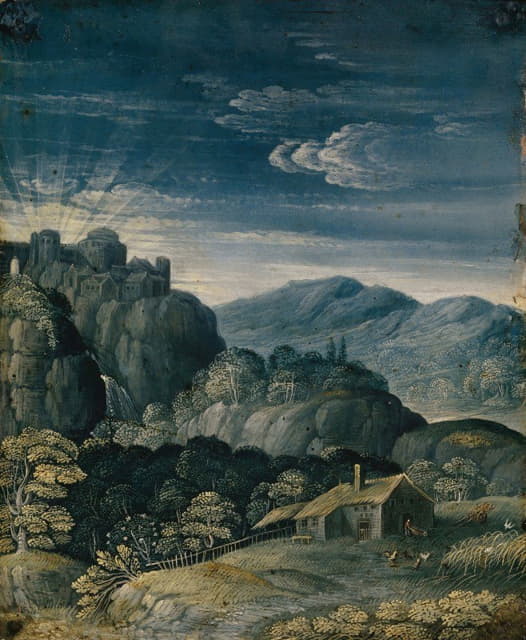 Matthäus Merian the elder - Landscape at Sunrise