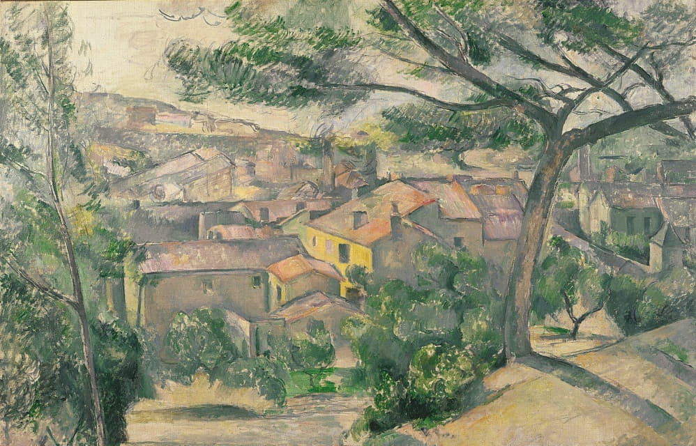 Paul Cézanne - Morning View of L’Estaque Against the Sunlight