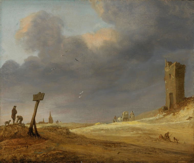 Jacob Salomonsz. van Ruysdael - A Dune Landscape