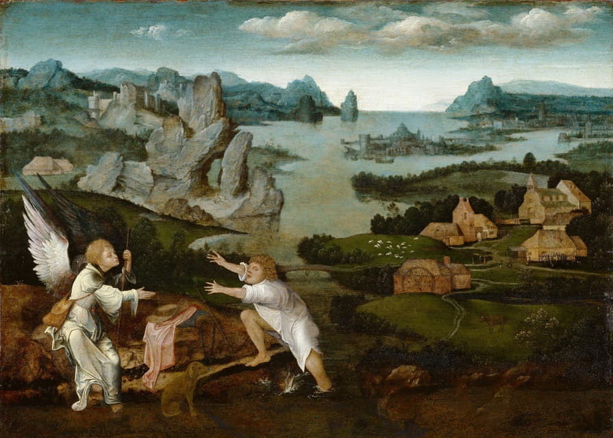 Anonymous - Landscape with Tobias and the Angel
