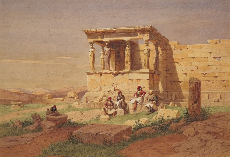 Werner Carl-Friedrich - The Prostasis (portico) of the Caryatids on the Erechtheion