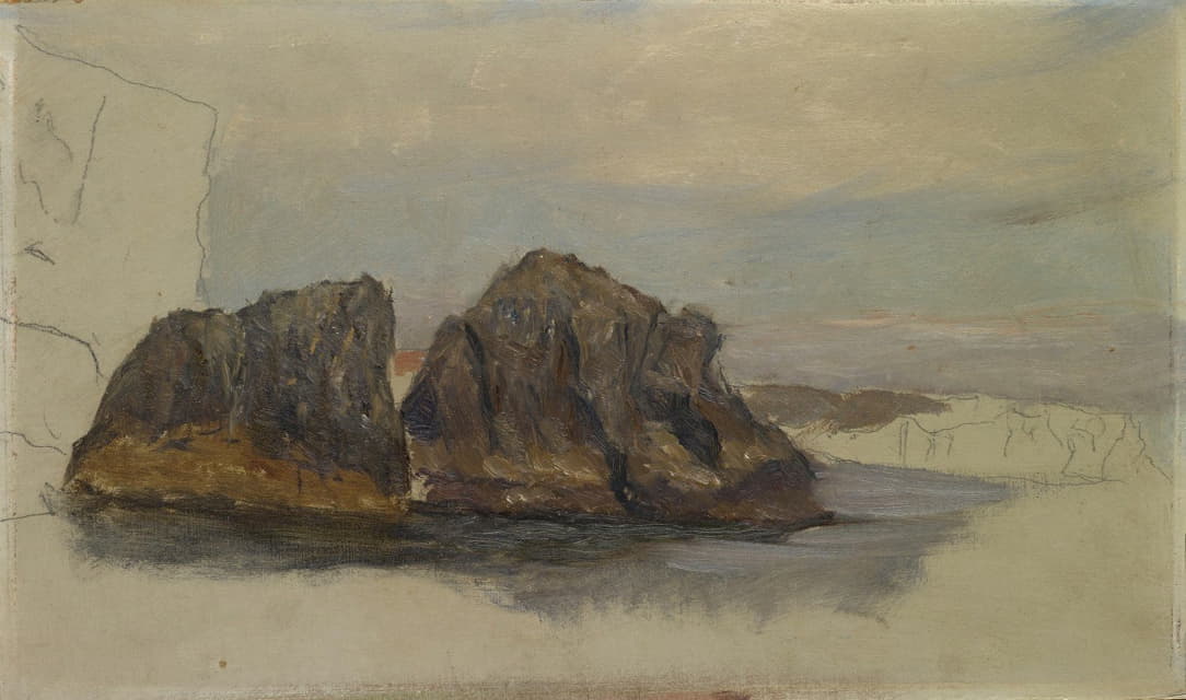 William de Goumois - Two Rocks in Brittany