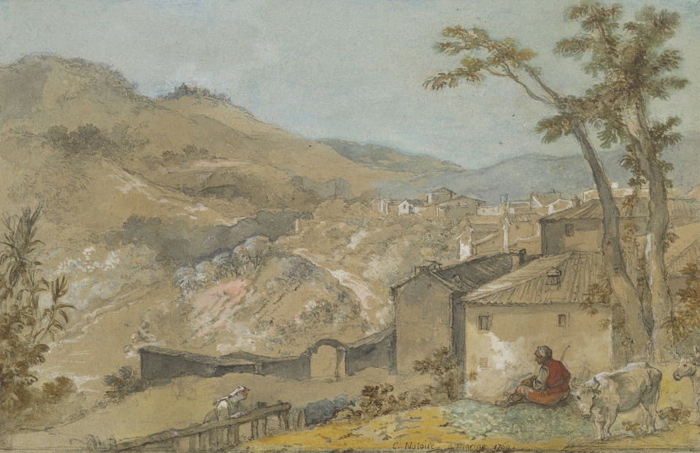 Charles-Joseph Natoire - Marino and the Alban Hills