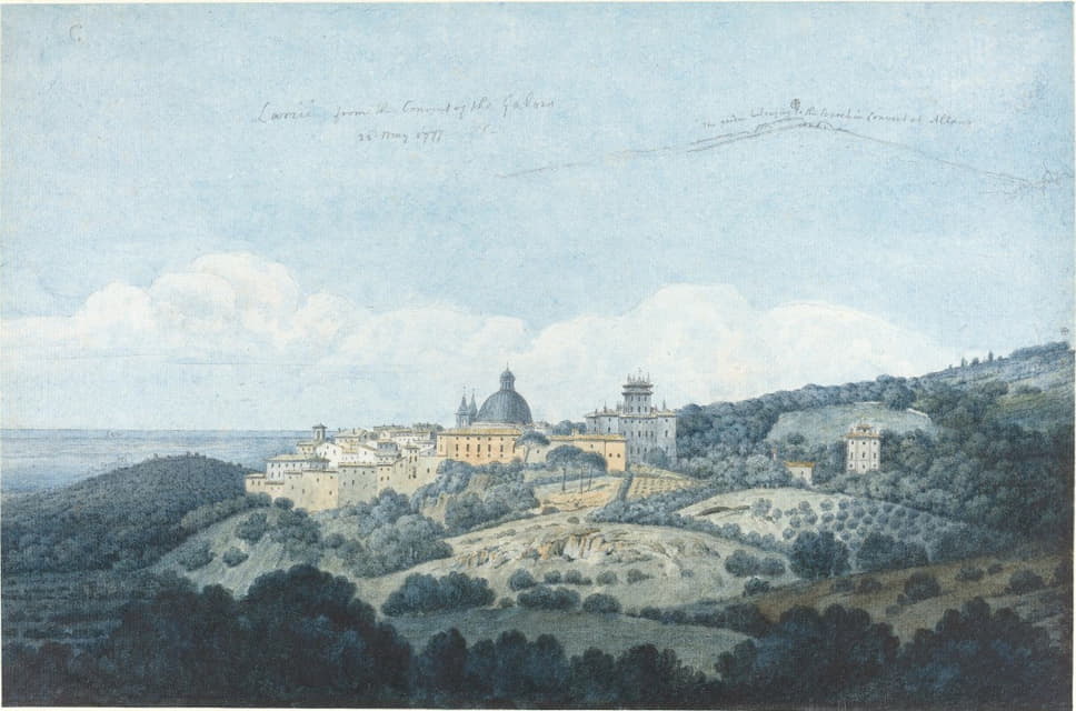 Thomas Jones - Larici from the Convent of the Galoro