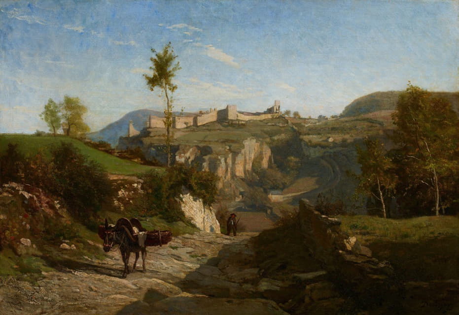 Charles François Daubigny - Landscape near Crémieu