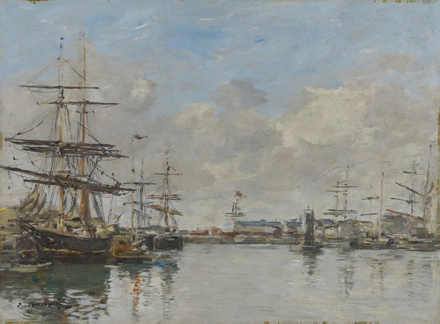 Eugène Boudin - 1824–1898 The Harbor of Le Havre