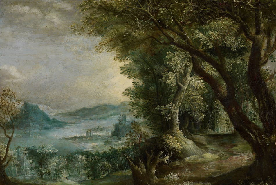Follower of Jan Brueghel the Elder - Imaginary Landscape