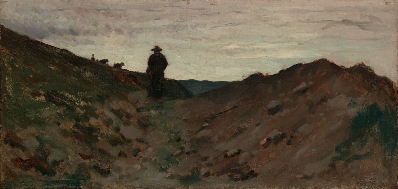 Jean-Baptiste-Camille Corot - Landscape with Figure