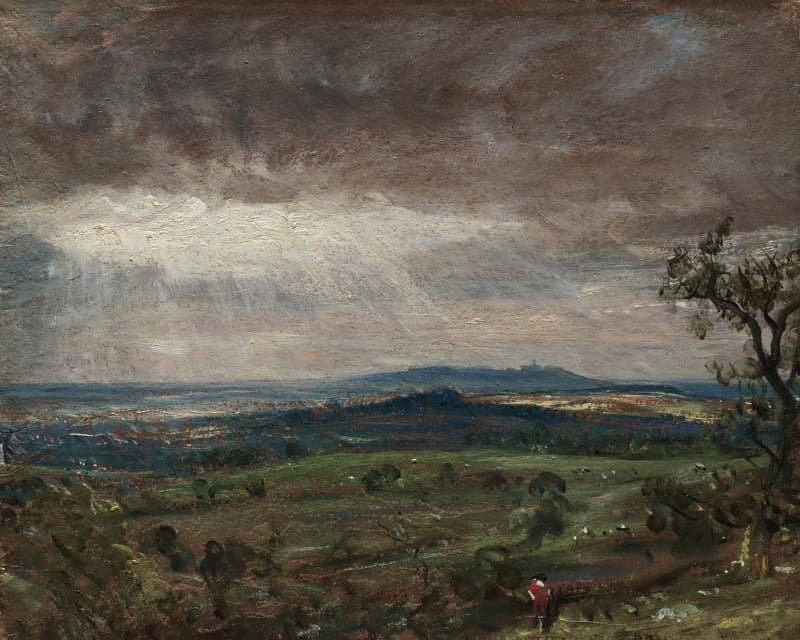 John Constable - Hampstead Heath, Looking Toward Harrow