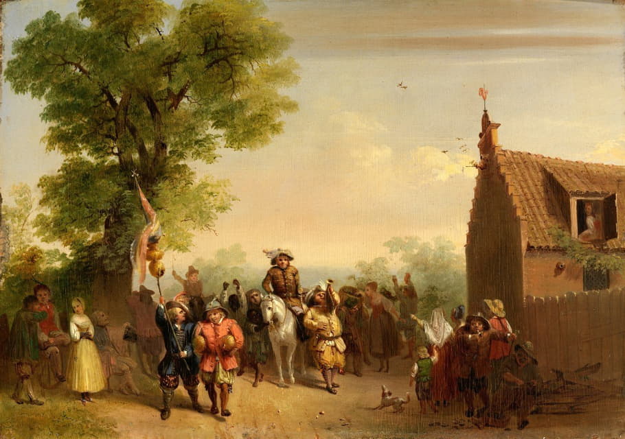 John Gadsby Chapman - Triumph of Stoffel Brinkerhoff, on His Return from His Conquests in the East