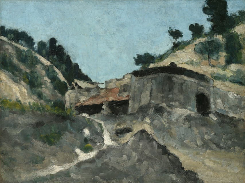 Paul Cézanne - Landscape with Water Mill