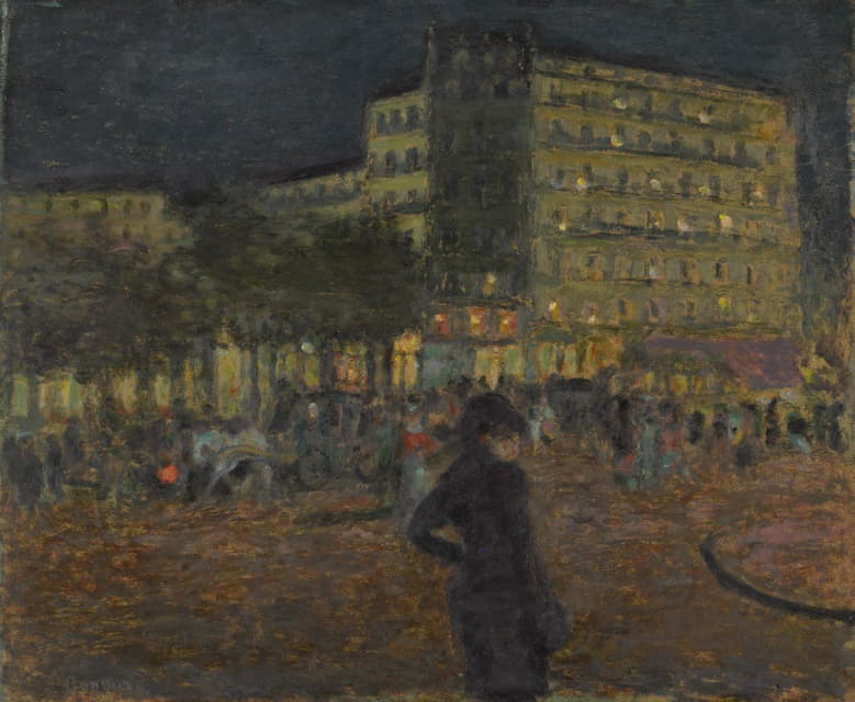 Pierre Bonnard - Place Pigalle at Night
