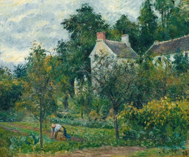 朗德斯特之家及其花园在L'Hermitage，Pontoise