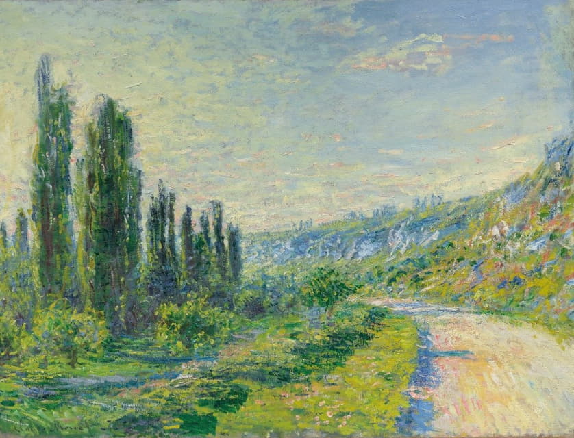 Claude Monet - La Route De Vétheuil