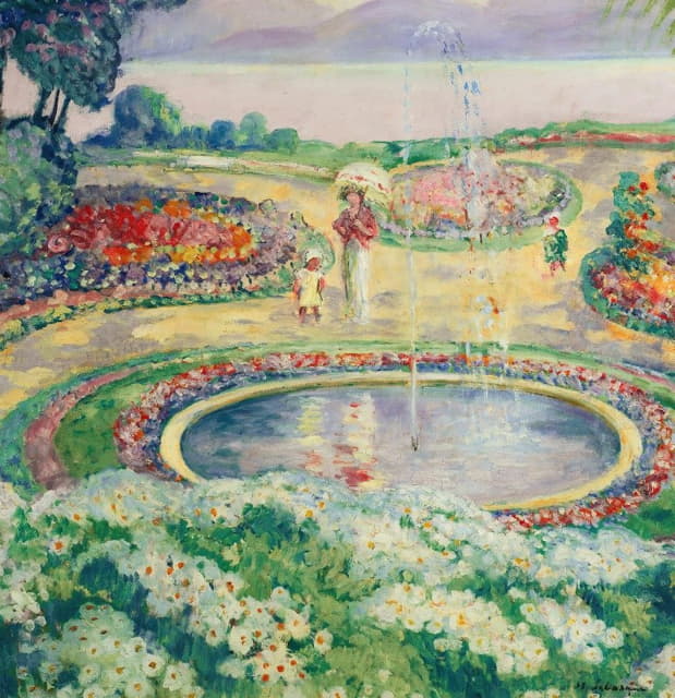Henri Lebasque - Le Jardin Fleuri