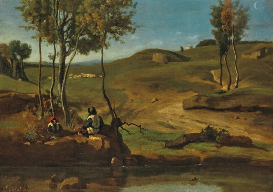 Jean-Baptiste-Camille Corot - Campagne Italienne