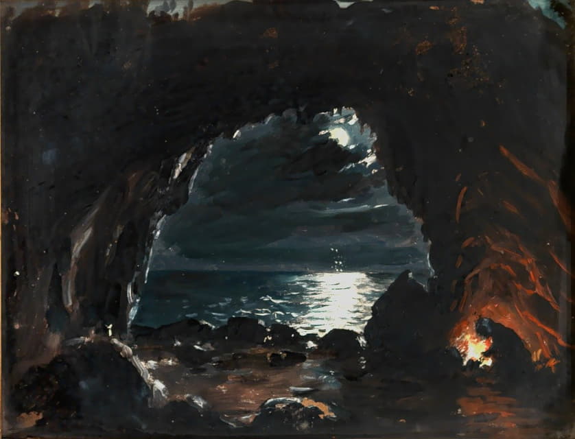 John O'Brien Inman - Cave Scene