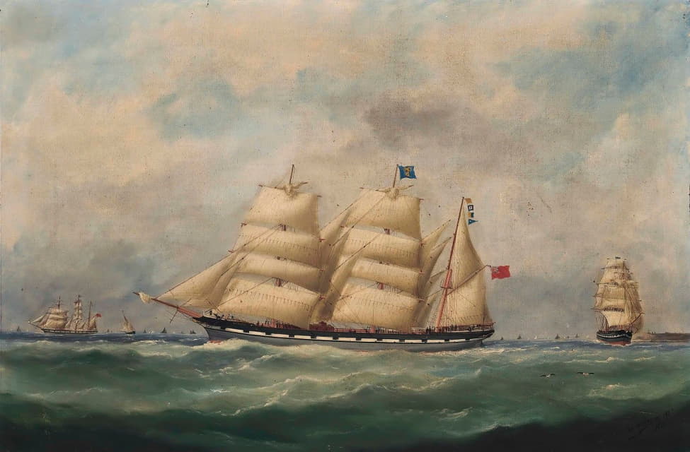Marie-Edouard Adam - The John Paterson In Three Positions Off Le Havre