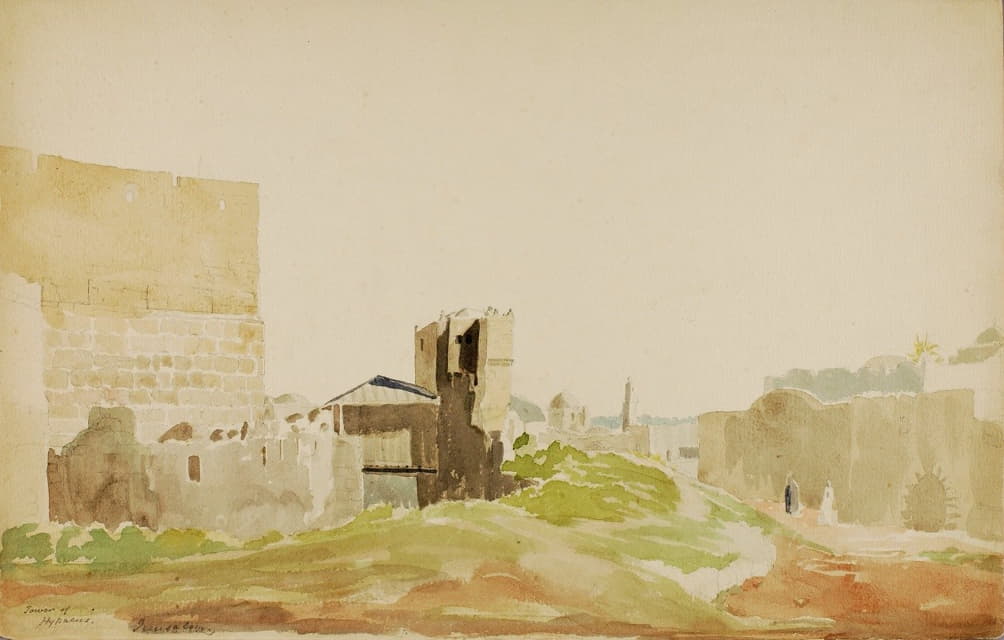 Miner Kilbourne Kellogg - Tower Of Hypacus, Jerusalem