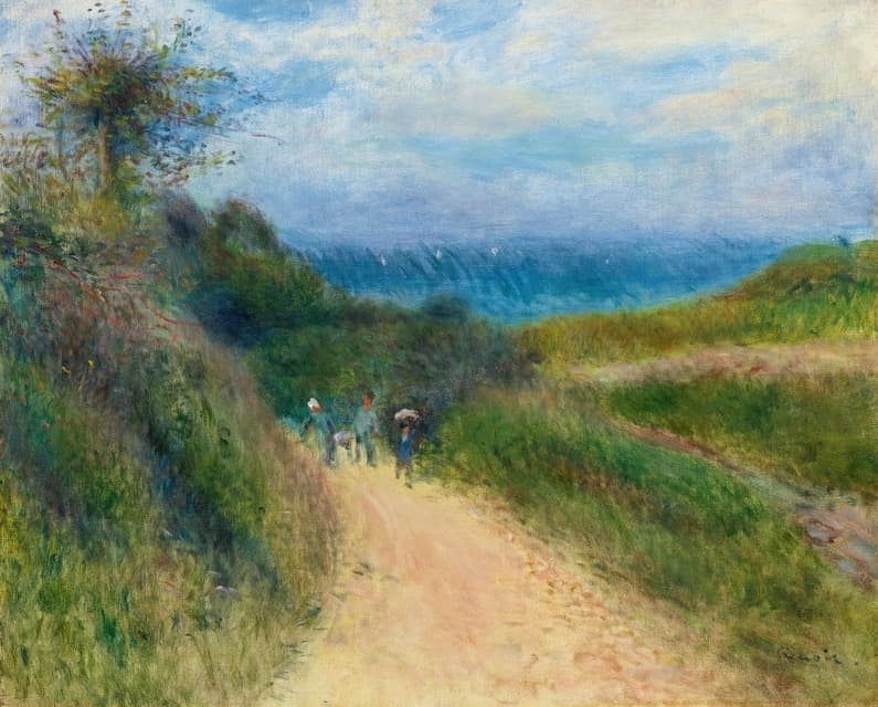 Pierre-Auguste Renoir - Route À Berneval
