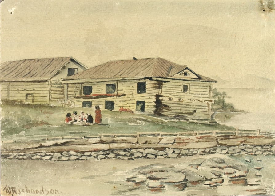 1884年，阿拉斯加，即将毁灭的建筑物