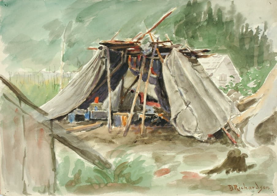 阿拉斯加印第安营地