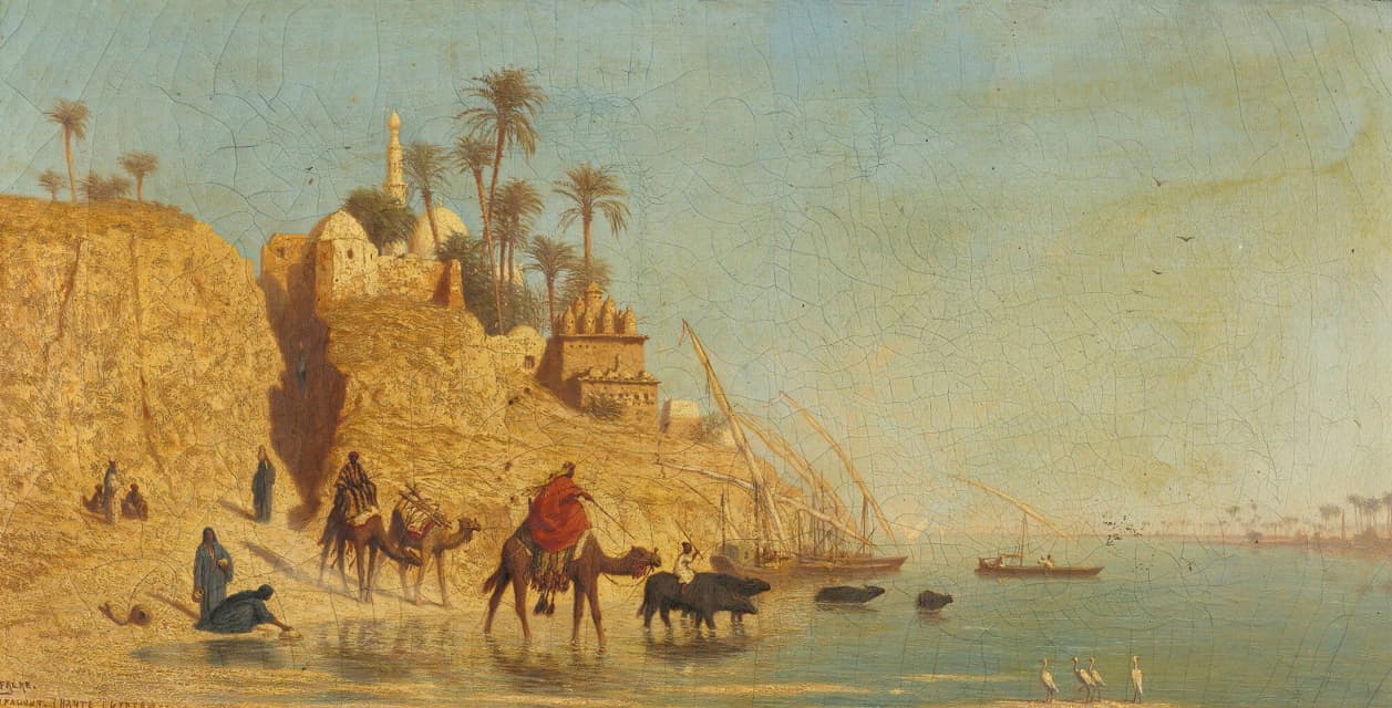 Charles Théodore Frère - Manfalout (Haute Egypte)