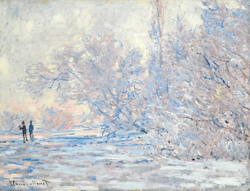 Claude Monet - Le Givre À Giverny