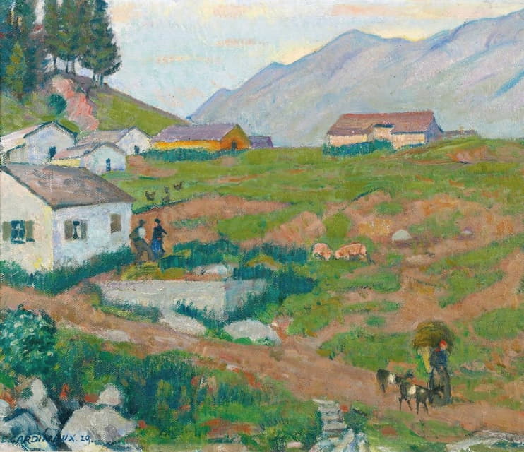 Emil Cardinaux - Grison Landscape