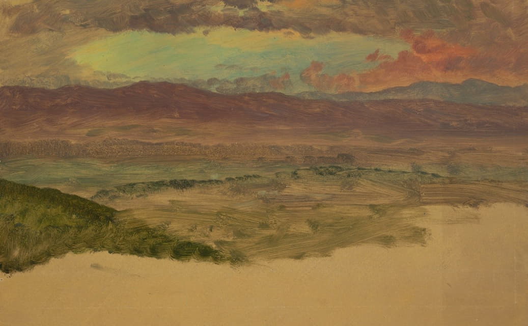 Frederic Edwin Church - Hudson Valley Landscape