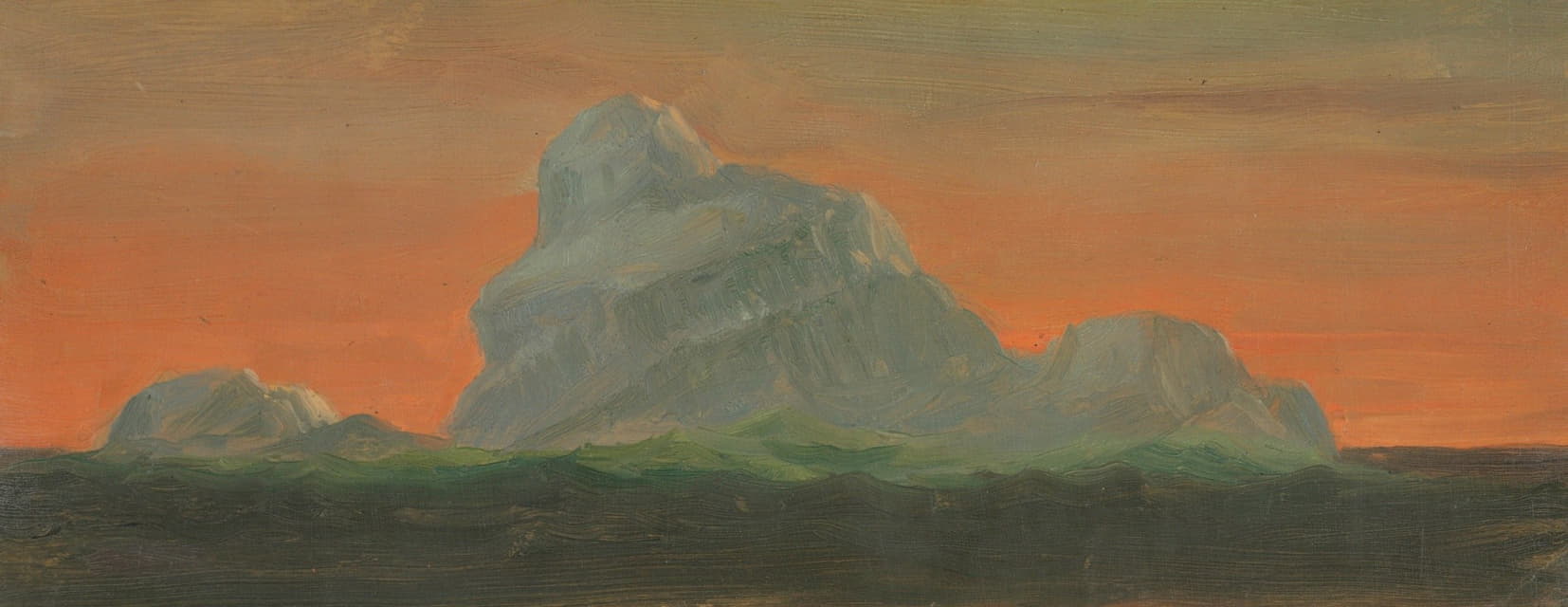 Frederic Edwin Church - Iceberg Against Evening Sky
