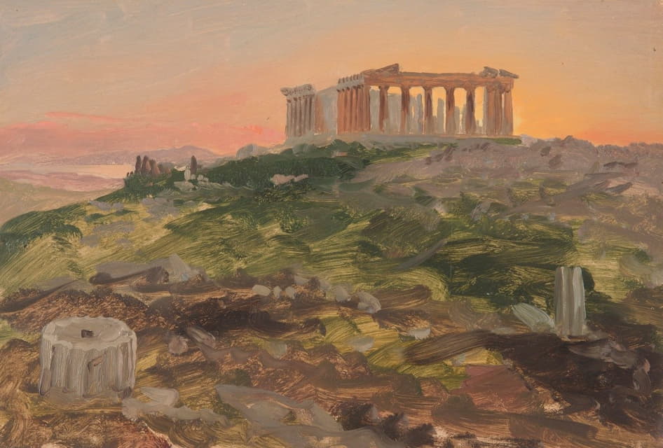 Frederic Edwin Church - The Parthenon from the Southeast