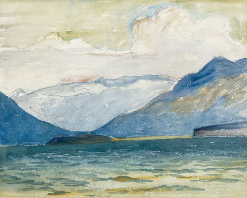 Giovanni Giacometti - View From Plaun Da Lej Towards Chasté Peninsula