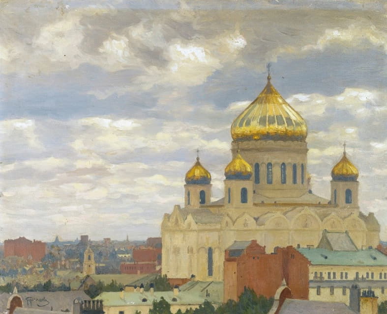 莫斯科救世主基督大教堂视图