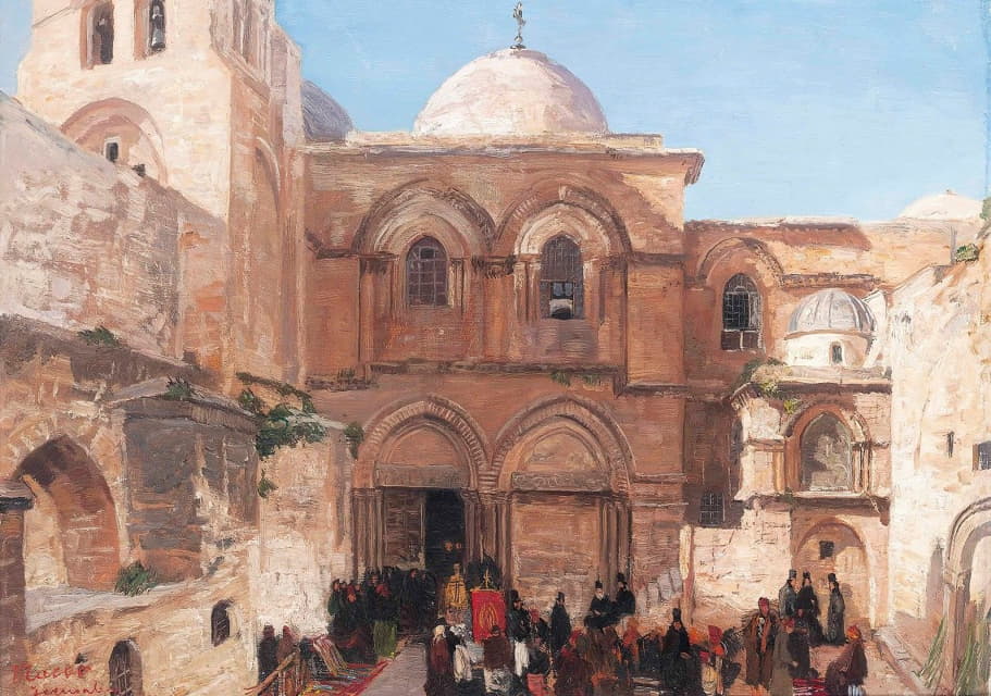 Georg Macco - The Holy Sepulchre, Jerusalem
