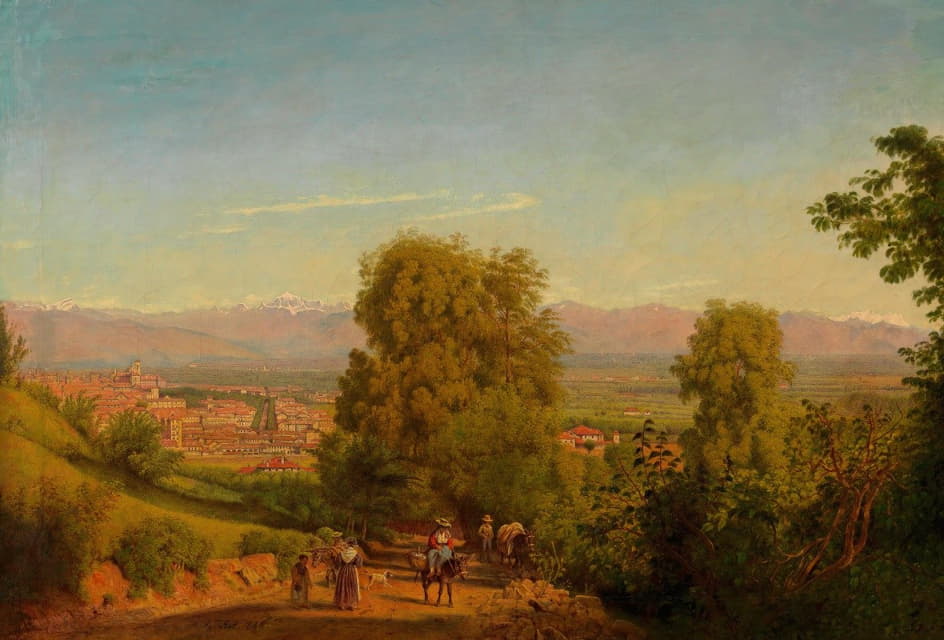 Jakob Alt - Ansicht von Turin