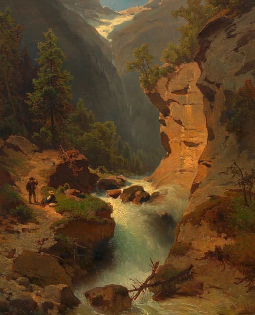 Melchior Fritsch - Wasserfall