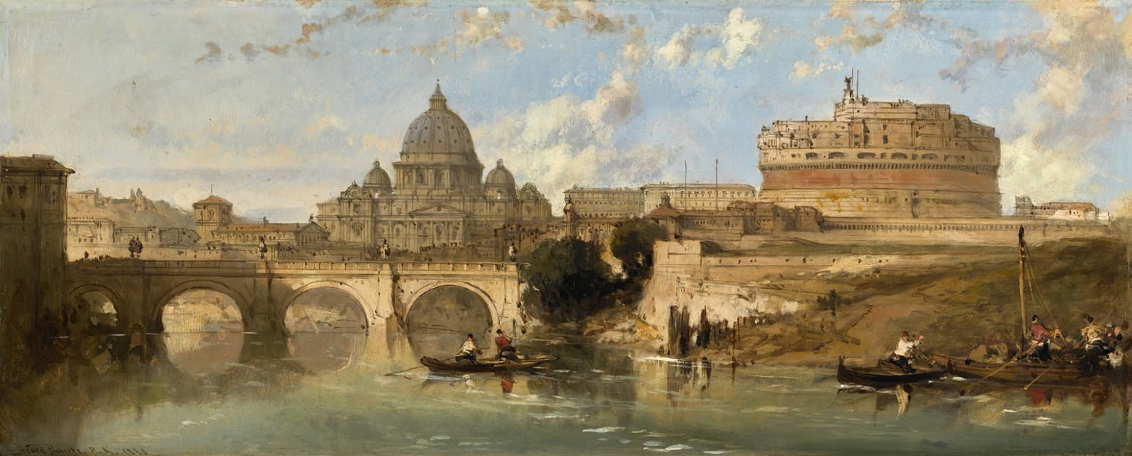 罗马圣安杰洛城堡和桥