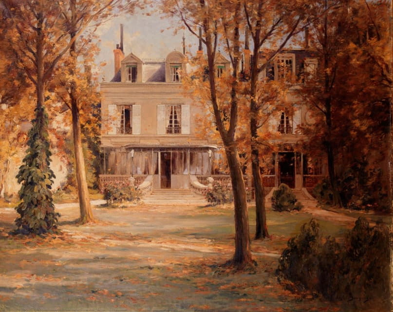 Eugène Bourgeois - La Maison de Victor Hugo à Paris avenue d’Eylau