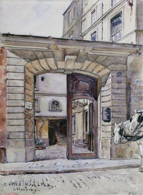 Frédéric Houbron - 27, rue du Petit-Musc. Paris