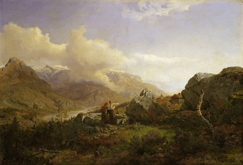 Hans Gude - Norwegian Highlands
