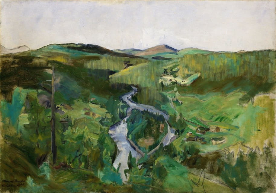 Harriet Backer - Landscape from Foldalen