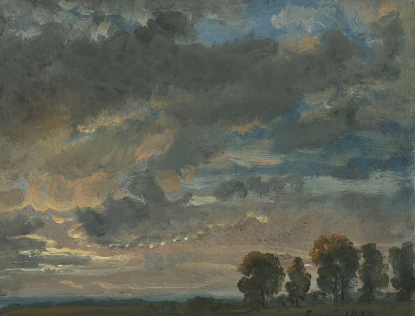 Johan Christian Dahl - Clouds in the Evening