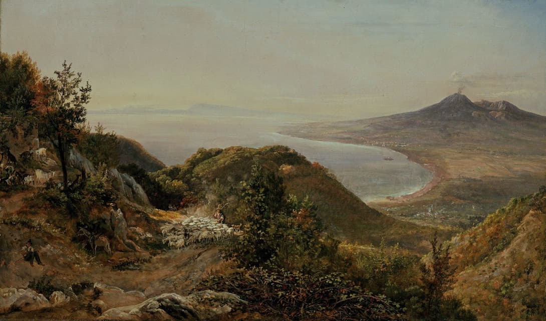 Johan Christian Dahl - View from Pimonte