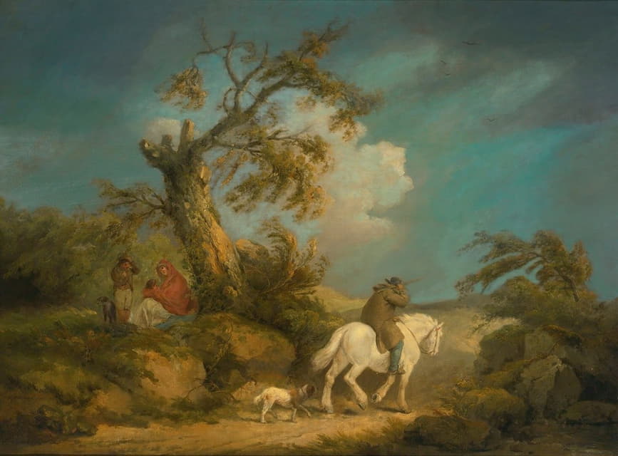 George Morland - The Storm