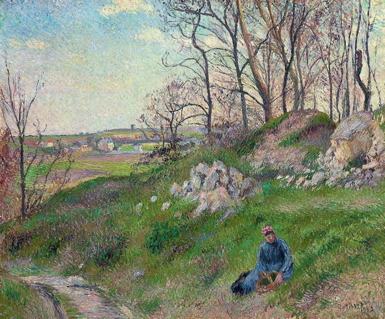 Camille Pissarro - Les carrières du Chou, Pontoise