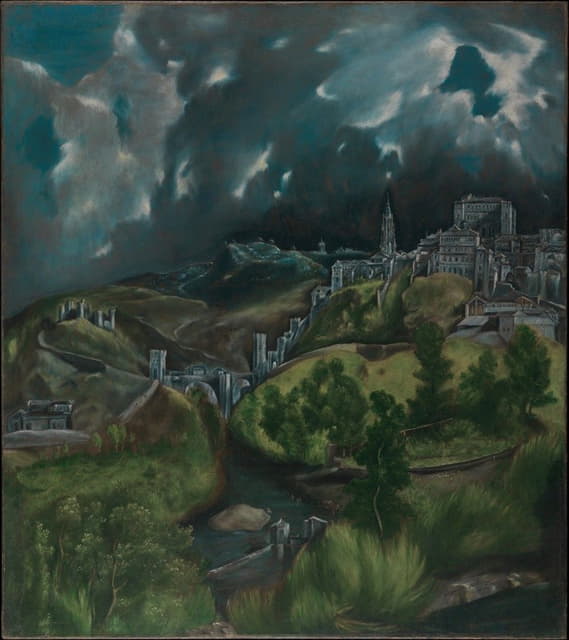 El Greco (Domenikos Theotokopoulos) - View of Toledo
